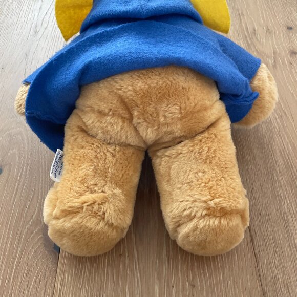 Vintage Sears Paddington Bear 15” Kids Gifts Plush Toy Stuffed Animal Blue Coat - Picture 8 of 10